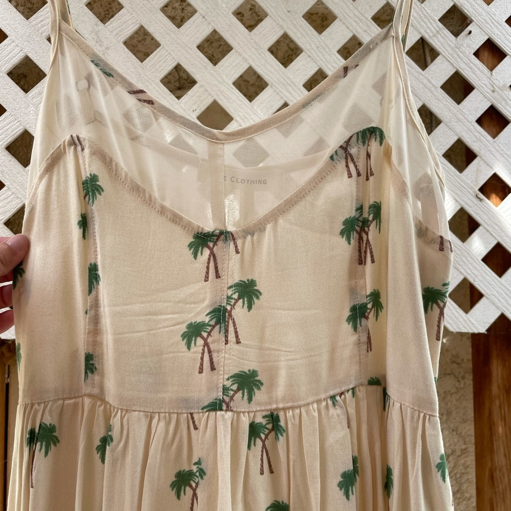 Palm tree dress summer dress